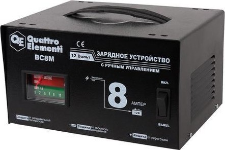 Зарядное устройство QUATTRO ELEMENTI BC 8M 770-087