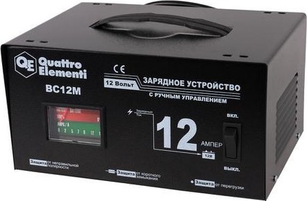 Зарядное устройство QUATTRO ELEMENTI BC 12M 770-094