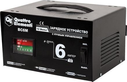 Зарядное устройство QUATTRO ELEMENTI BC 6M 770-070