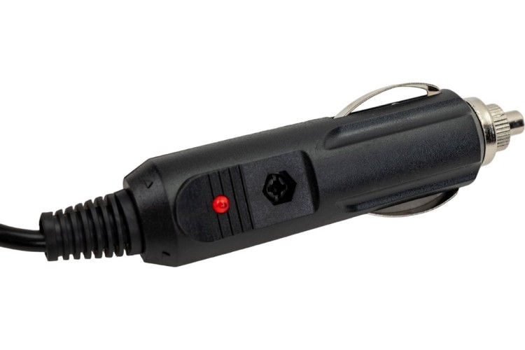 Зарядное устройство REXANT 16-0235 для авто с индикатором (разъем 1.4х3.4) спираль - изображение 3