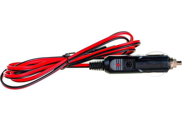 Зарядное устройство REXANT 16-0231 для авто с индикатором (разъем 2.1х5.5)  1,5м