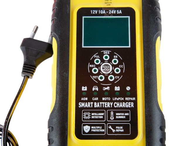 Зарядное устройство RUTRIKE 12-24V/6-180AН для AGM, жидкостных и LiFePo4 аккумуляторов с десульфатором 024125 - изображение 4