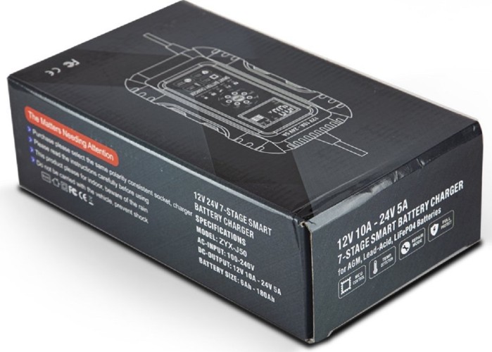 Зарядное устройство RUTRIKE 12-24V/6-180AН для AGM, жидкостных и LiFePo4 аккумуляторов с десульфатором 024125 - изображение 5