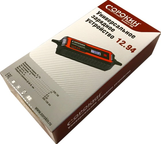 Зарядное устройство СОРОКИН 12.94 2А/4A, 6В/12В, 220В - изображение 4