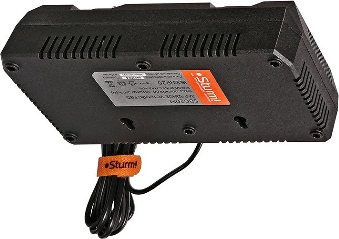 Зарядное устройство Sturm SBC20M 18В, 1Batterysystem, 2x4,5А для двух батарей - изображение 4