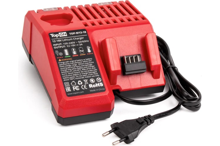 Зарядное устройство TopON Milwaukee M12-18 12V-18V