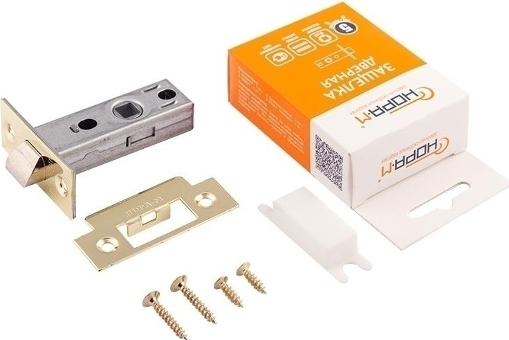 Защелка дверная НОРА-М С-45 "Золото" 5891 - изображение 2