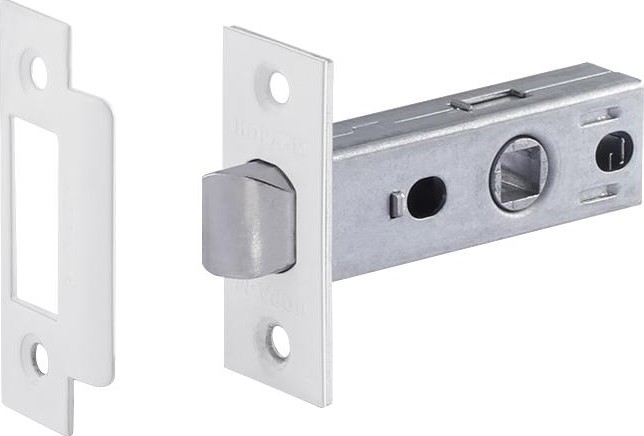 Защелка дверная НОРА-М С-45 "Белая" 18290