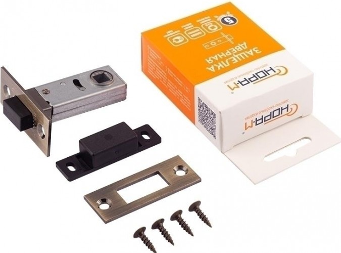 Защелка дверная НОРА-М С-50М магнитная "Старая бронза" 14876 - изображение 3