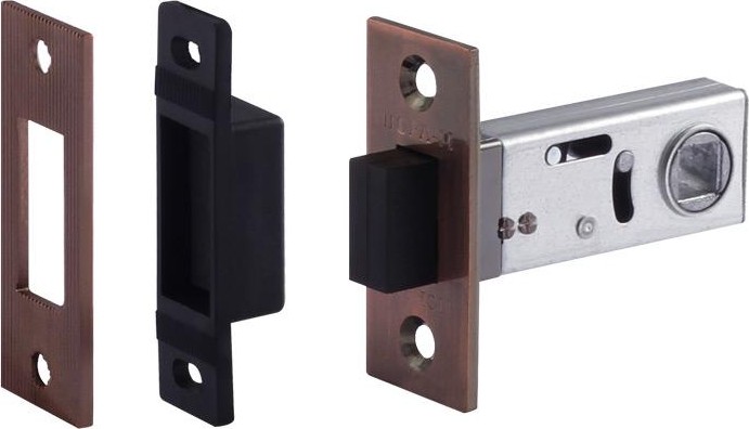 Защелка дверная НОРА-М С-50М магнитная "Старая медь" 14877