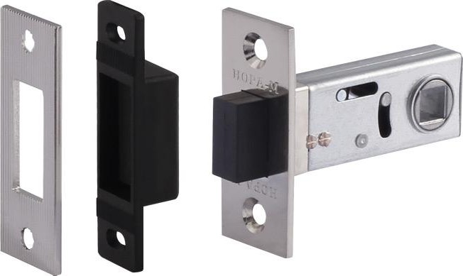 Защелка дверная НОРА-М С-50М магнитная "Матовый никель" 16574