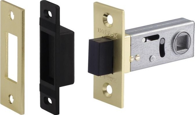 Защелка дверная НОРА-М С-50М магнитная "Матовое золото" 16575