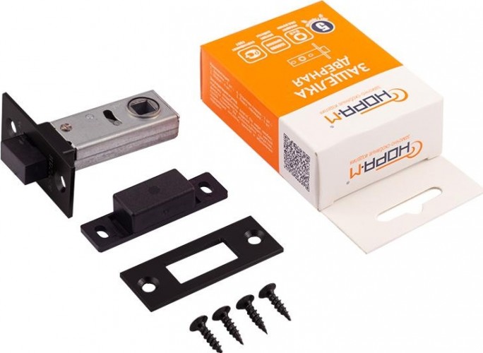 Защелка дверная НОРА-М С-50М магнитная "Черная" 18534 - изображение 3