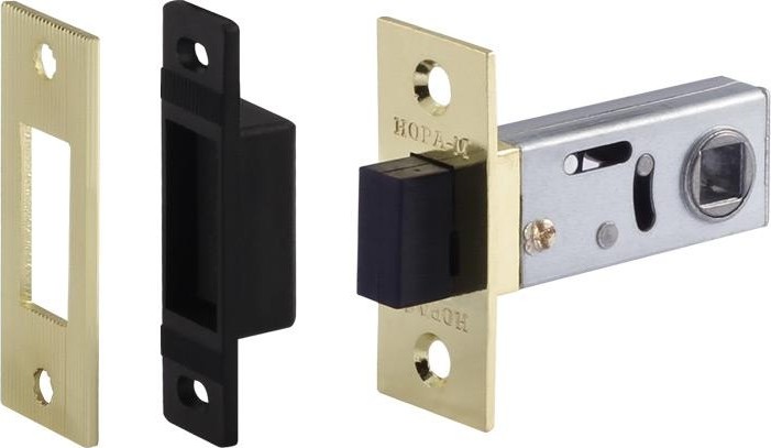 Защелка дверная НОРА-М С-50М магнитная "Золото" 14744