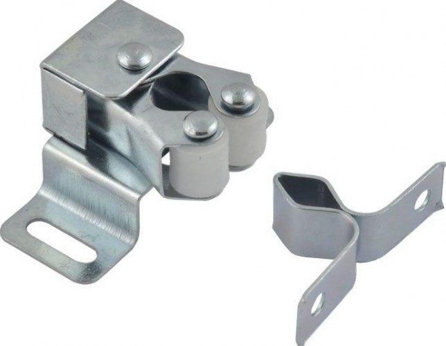 Защелка мебельная НОРА-М №1 роликовая "Хром" 9483