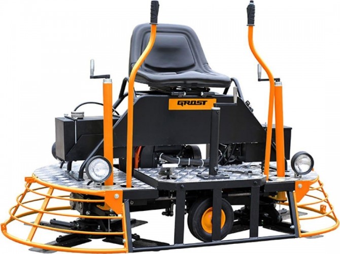 Затирочная машина GROST ZMD-1000 без дисков, двухроторная 109512 - изображение 3