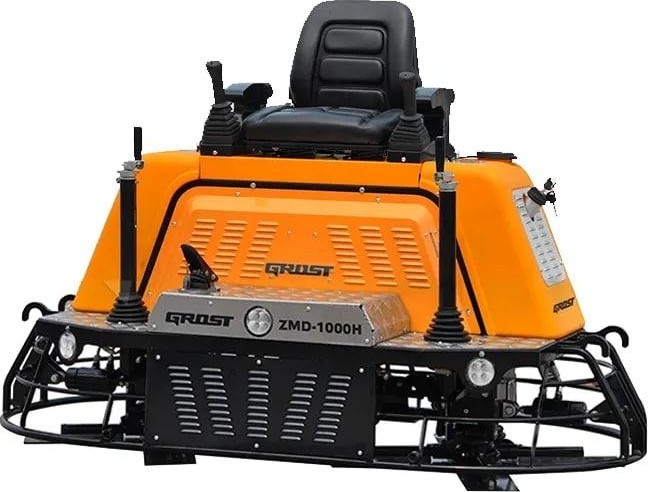 Затирочная машина GROST ZMD-1000H без дисков, двухроторная гидравлическая 211629