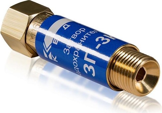 Затвор предохранительный Кедр ЗП-3К (кислород), на вход резака /горелки, м16х1,5 8007049