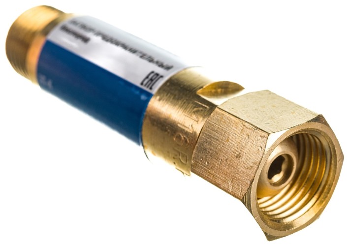 Затвор предохранительный KRASS ЗП-К-10 на выход редуктора (М16*1,5хМ16*1,5) 2117568 - изображение 3