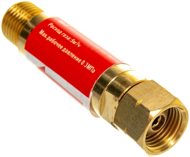 Затвор предохранительный KRASS ЗП-Г-10 на выход редуктора (М16*1,5хМ16*1,5) 2117569 - изображение 3