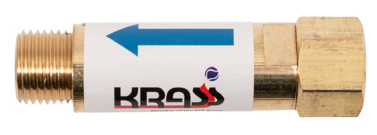 Затвор предохранительный KRASS ЗП-К-10 на выход редуктора (М16*1,5хМ16*1,5) 2117568