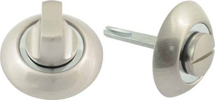 Завертка дверная НОРА-М ECO НФ-А "Матовый хром" 16601