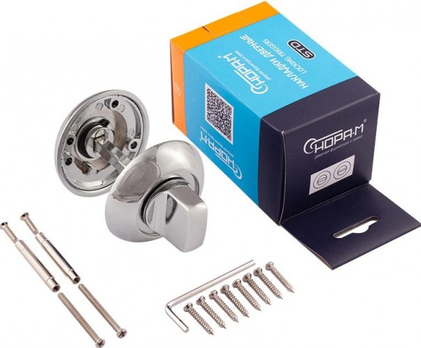 Завертка дверная НОРА-М НФ-А "Хром" 7660 - изображение 2