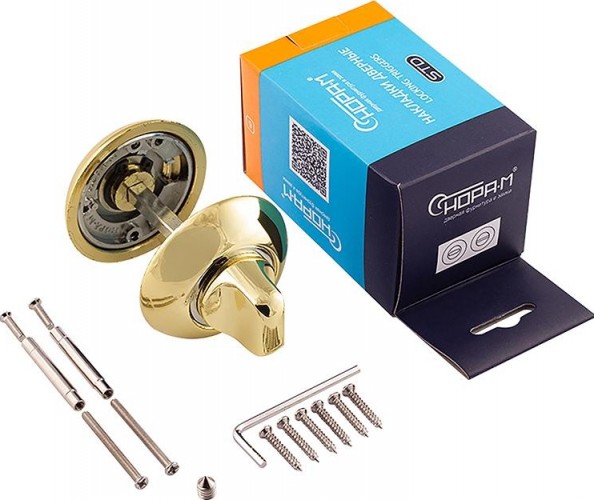 Завертка дверная НОРА-М НФ-А "Золото" 7658 - изображение 2