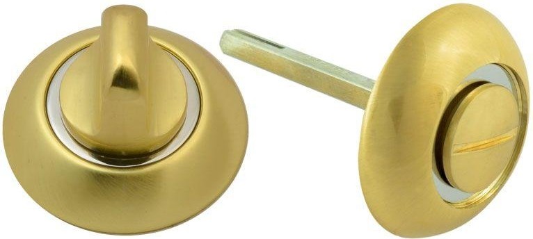 Завертка дверная НОРА-М НФ-А "Матовое золото" 7659