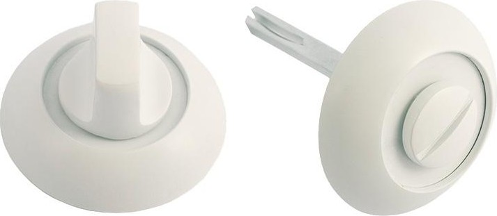 Завертка дверная НОРА-М НФ-А "Белая" 17246