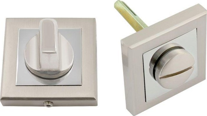 Завертка дверная НОРА-М НФ-К "Матовый никель" 15494