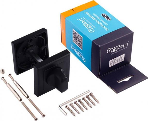 Завертка дверная НОРА-М НФ-К "Черная" 18337 - изображение 2