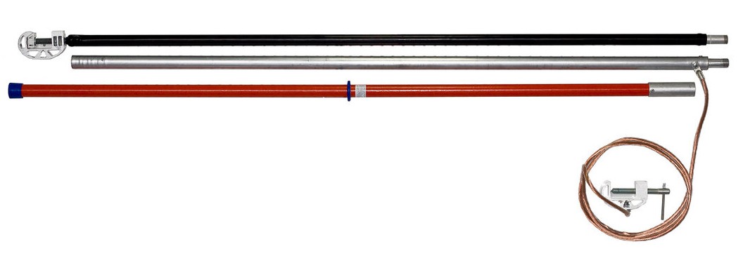 Заземление Антиток ПЗ-330-500 Д винтовой зажим переносное для ВЛ однофазное до 500 кв 471517