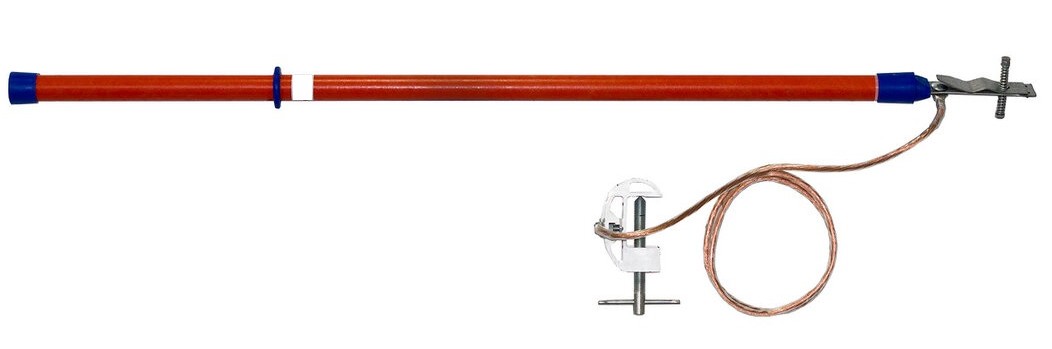 Заземление Антиток ПЗТ-330-500 Д винтовой зажим переносного для грозозащитного троса 471520