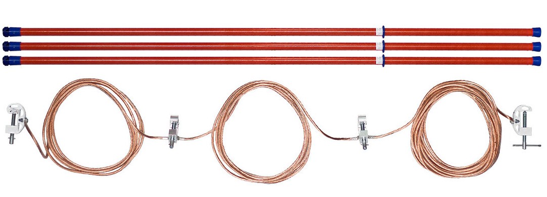 Заземление Антиток ЗПЛ-35-3 Д переносное для ВЛ до 35 кв 70 кв мм 3 штанги 413643