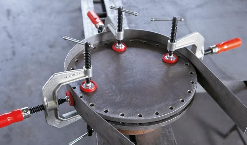 Зажим для кромок BESSEY KT8-3 С-образный с тремя винтами BE-KT8-3 - изображение 2