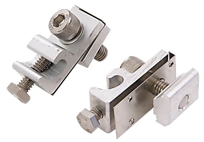 Зажим для заземления Delta для фиксации провода Зажим для заземления