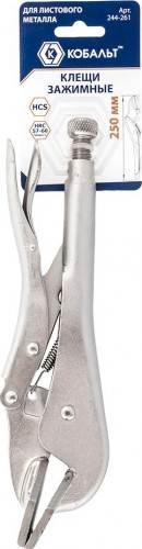 Зажим Кобальт 244-261 для листового металла, 250 мм - изображение 2