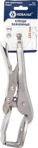 Зажим Кобальт 244-278 для сварочных работ, 250 мм - изображение 2