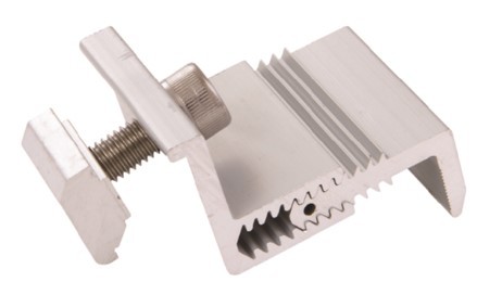 Зажим концевой регулируемый Delta для модулей 30-45 мм Регулируемый зажим 30-45 мм