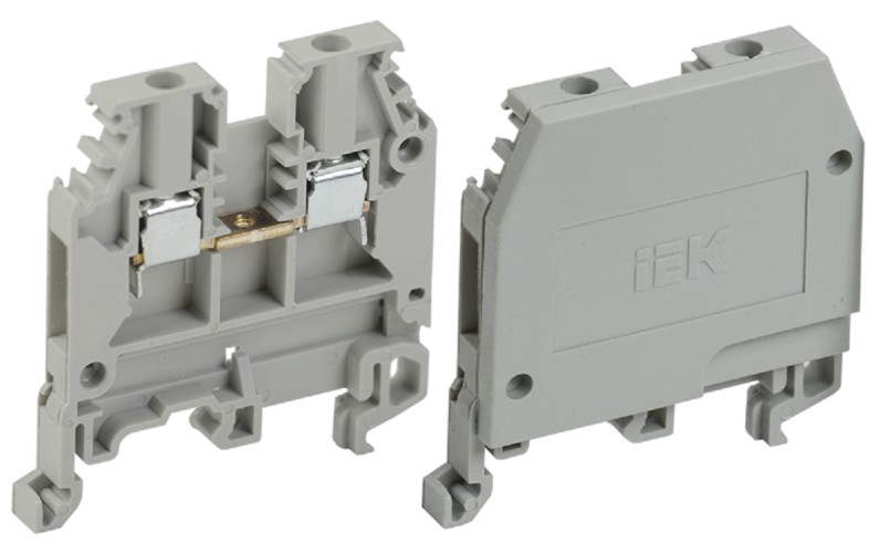 Зажим наборный IEK ЗНИ-2.5кв.мм (JXB24А) сер.  YZN10-002-K03