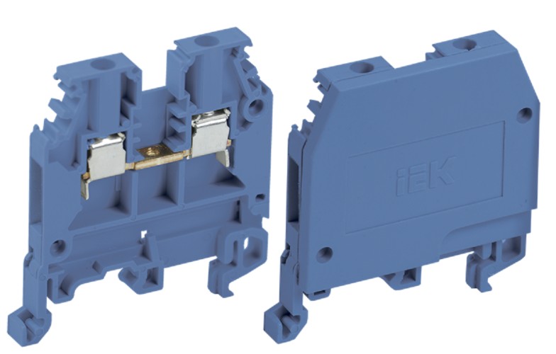 Зажим наборный IEK ЗНИ-2.5кв.мм (JXB24А) син.  YZN10-002-K07