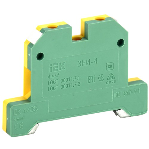 Зажим наборный IEK ЗНИ-4PEN 4кв.мм (JXB-земля)  YZN20-004-K52