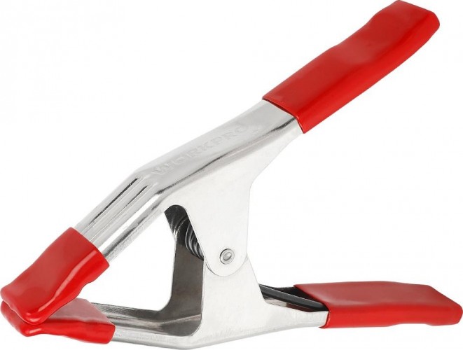 Зажим пружинный WORKPRO WP232008 стальной 75мм