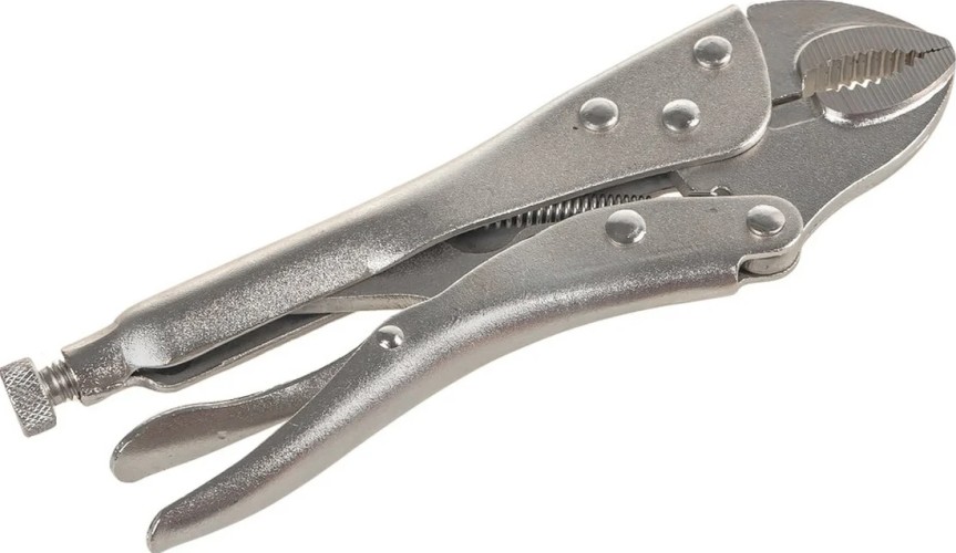 Зажим ручной ARNEZI R6070001 с фиксатором 175 мм с полукруглым захватом - изображение 2