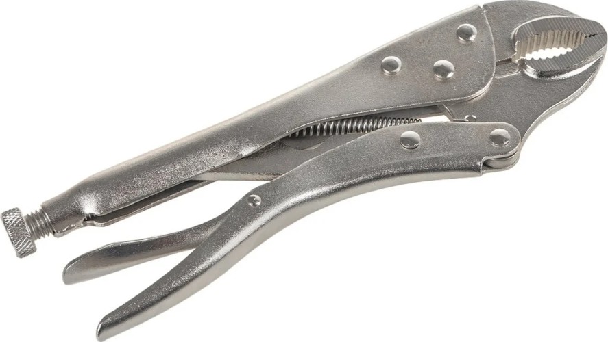 Зажим ручной ARNEZI R6070002 с фиксатором 250 мм с полукруглым захватом - изображение 2