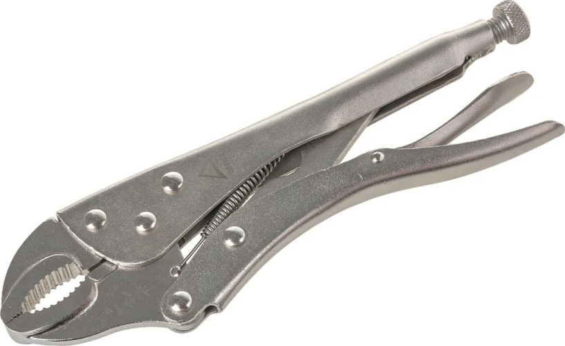 Зажим ручной ARNEZI R6070002 с фиксатором 250 мм с полукруглым захватом