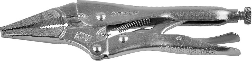 Зажим ручной ЗУБР ЭКСПЕРТ с удлиненными губками из кованой cr-v стали 225 мм 22511-22