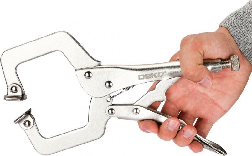 Зажим с фиксатором DEKO HT34 сварочные 280 мм 065-1106 - изображение 4