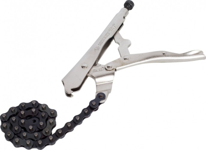 Зажим с фиксатором KING TONY 6655-09 225 мм, для труб от 60 до 140 мм - изображение 2